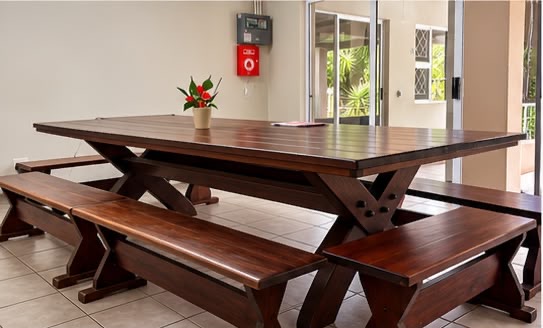 Sober living dining